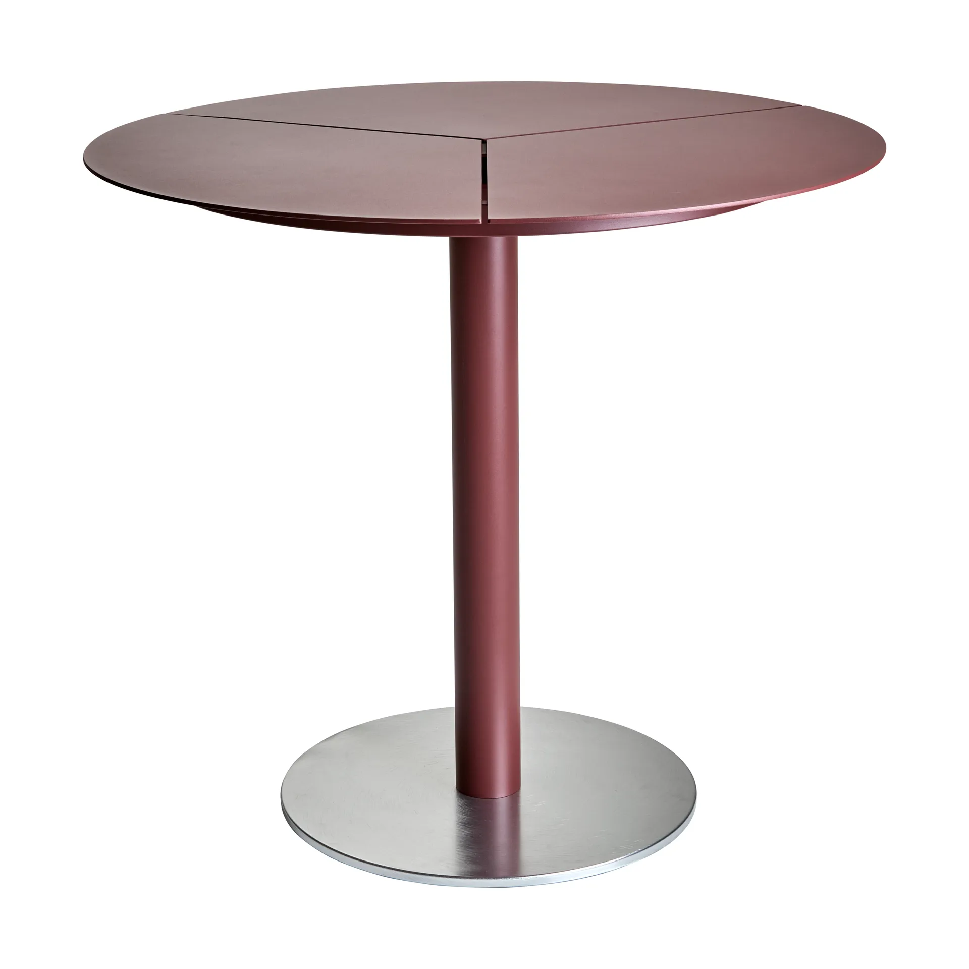 Peace Bistro cafébord Ø80 cm Zin red Brafab