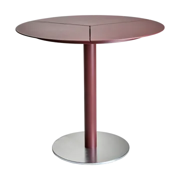 Peace Bistro cafébord Ø80 cm Zin red - undefined - Brafab