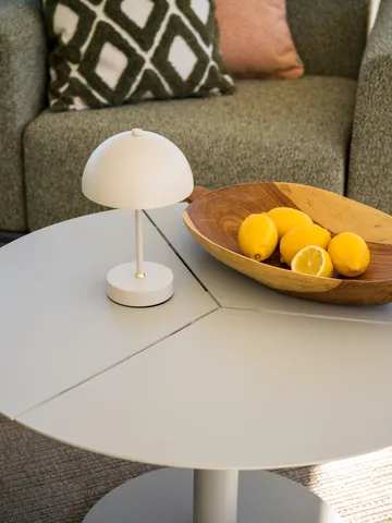 Peace sofabord - Light grey, Ø80x46 cm - Brafab