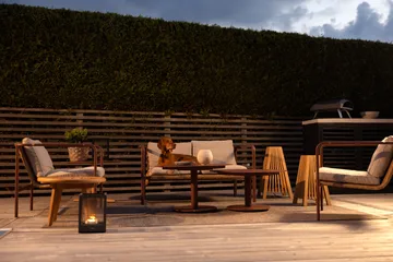 Peace sofabord - Zin red, Ø80x40 cm - Brafab