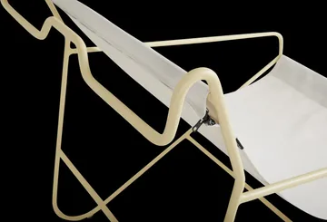 Poul Chair loungestol - Lemon-off white - Brafab