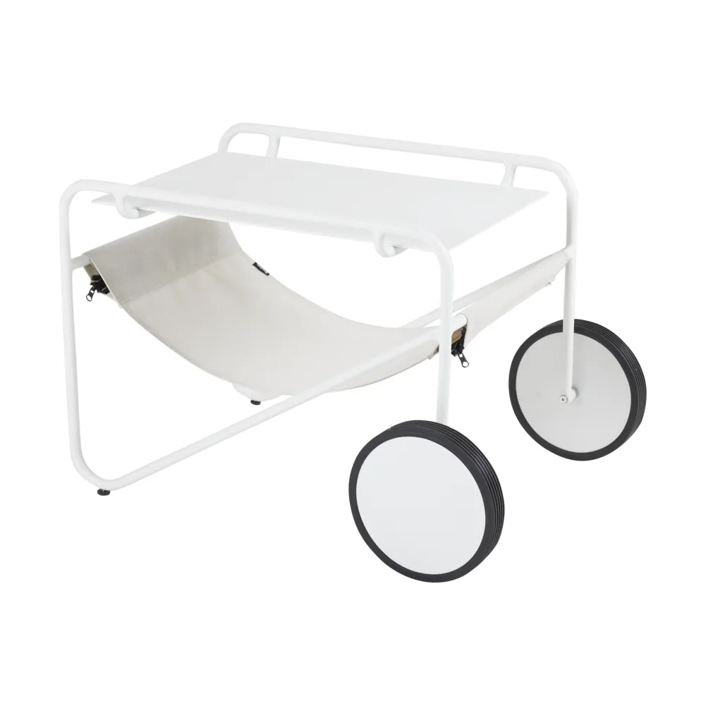 Poul Table sidebord, White-off white, 72x44 cm Brafab