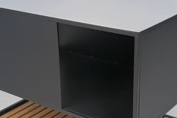 Prep udekøkken bænkeskab 110x90x70 cm - Sort - Brafab