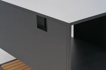 Prep udekøkken bænkeskab 110x90x70 cm - Sort - Brafab