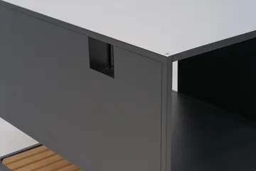 Prep udekøkken bænkeskab 110x90x70 cm - Sort - Brafab