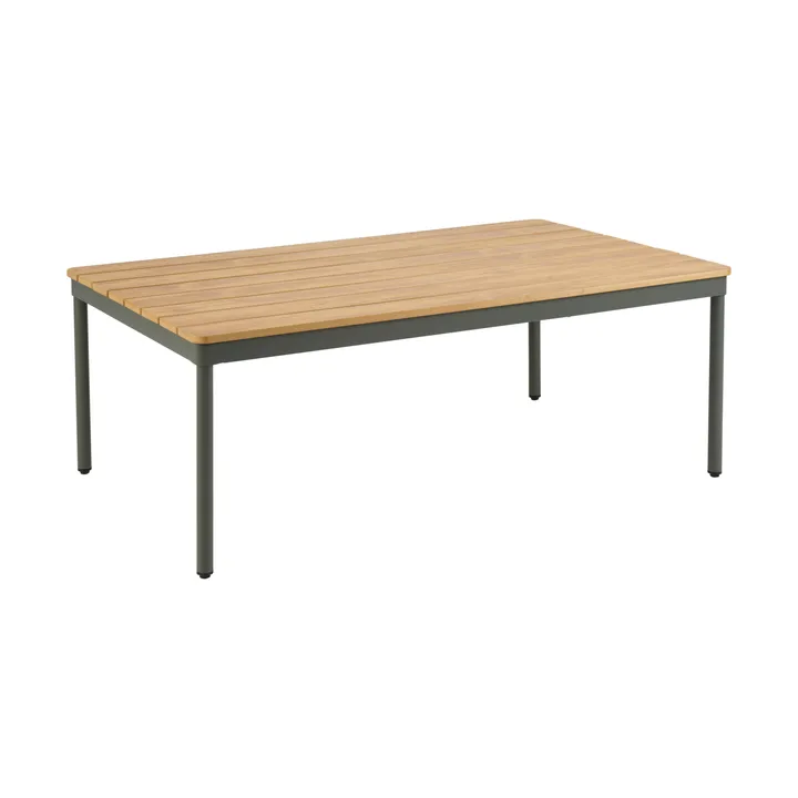 Reno sofabord - Nordic green-natural wood, 110x70 cm - Brafab
