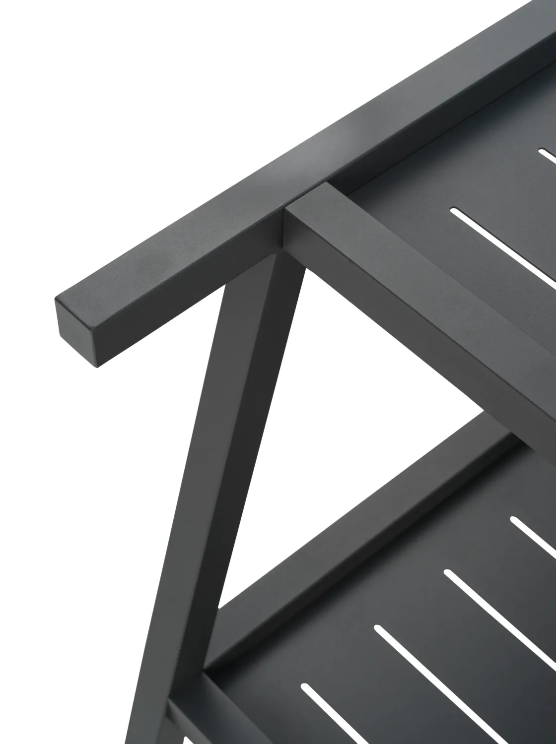 Samvaro serveringsvogn 86x49x69 cm, Antracit Brafab