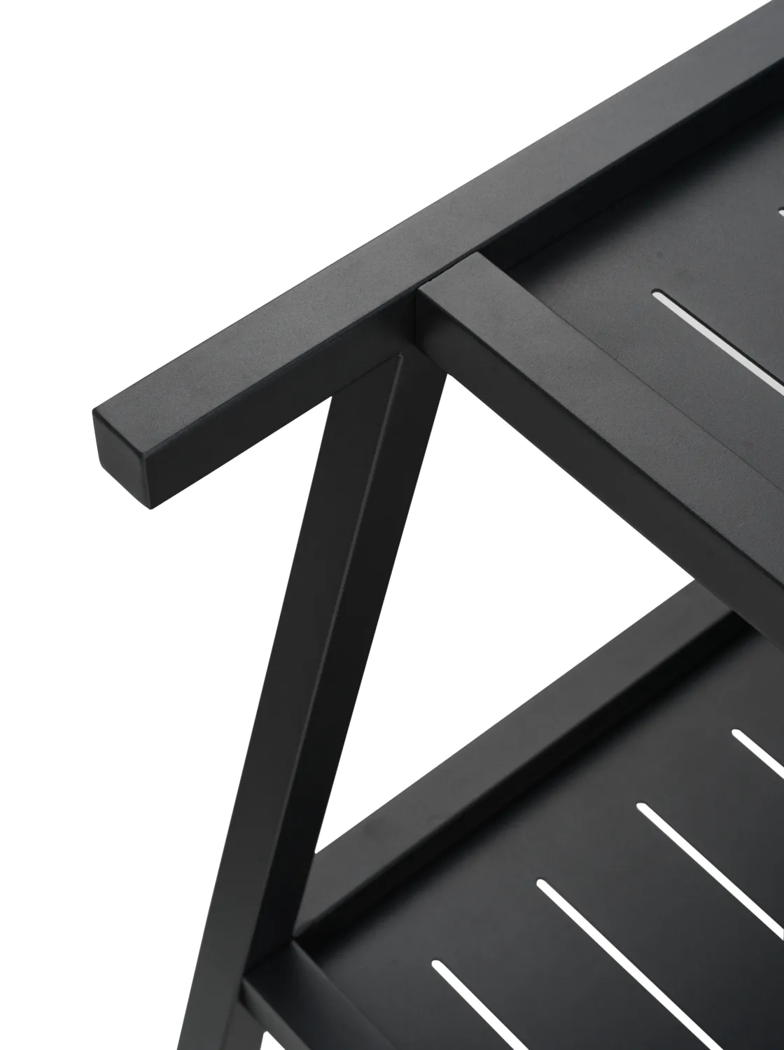 Samvaro serveringsvogn 86x49x69 cm, Sort Brafab