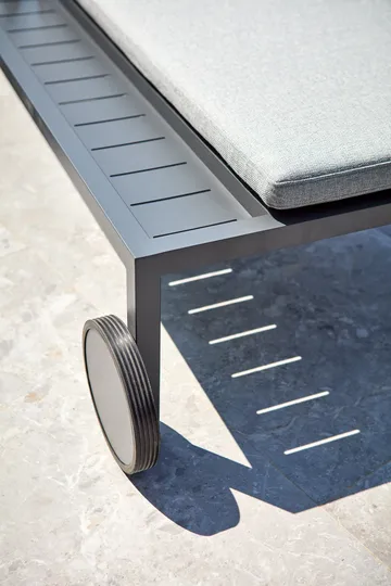 Samvaro solseng 218x92 cm - Antracit-pearl grey - Brafab