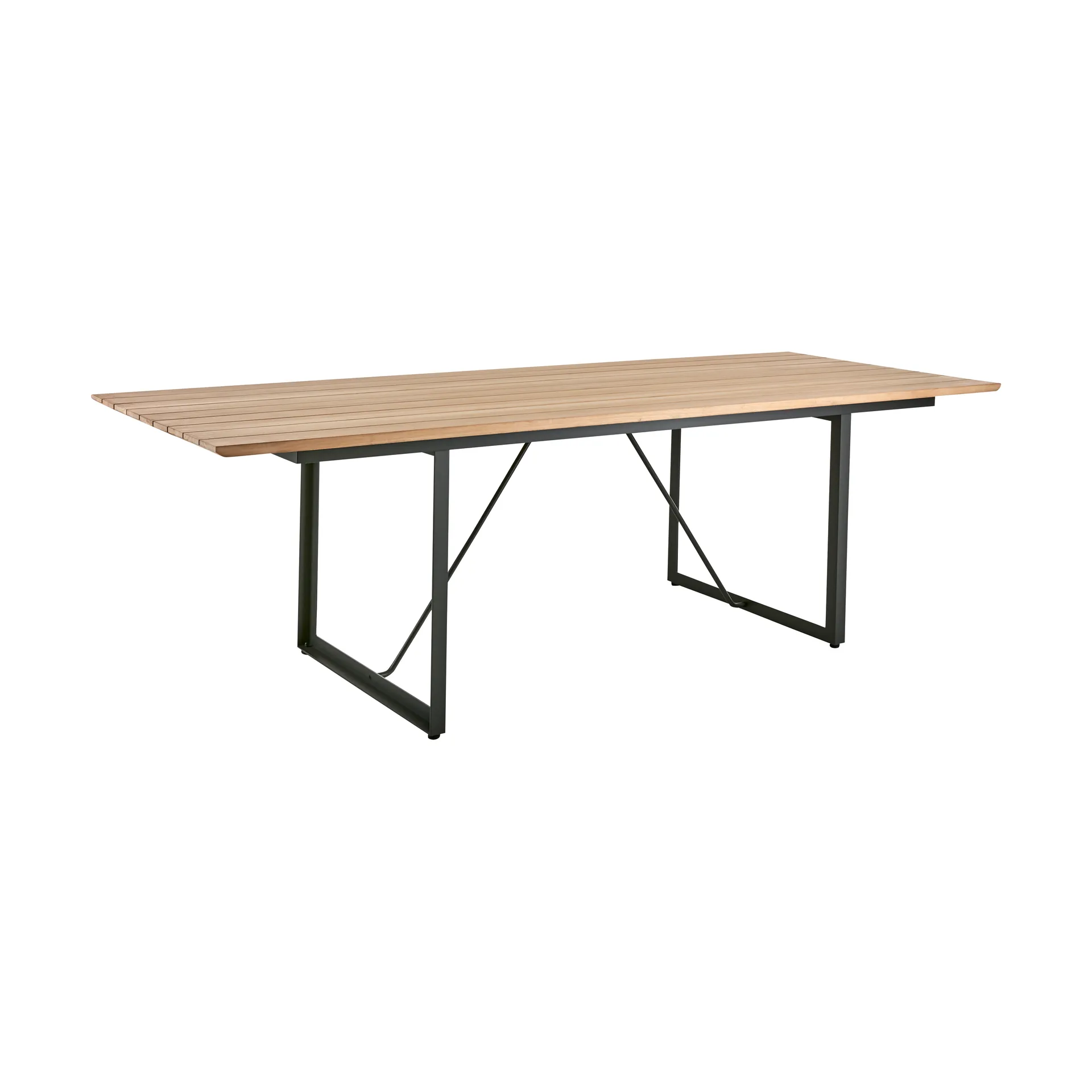 Shad spisebord 240 cm teak-anthracite,  Brafab