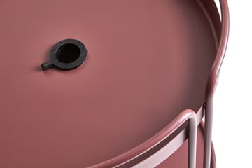 Shady sidebord og parasolfod - Zin red - Brafab