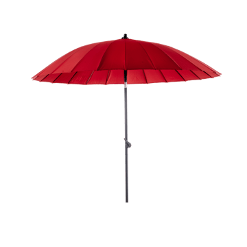 Shanghai parasol - Rød - Brafab