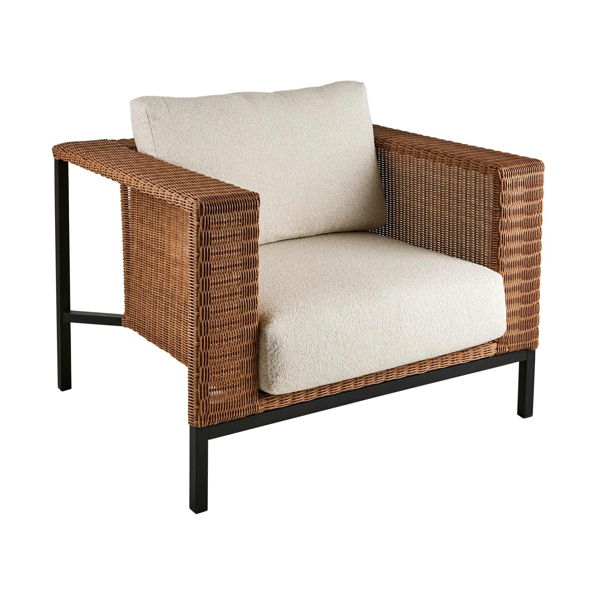 Shell loungestol, Teddy rice-sort Brafab