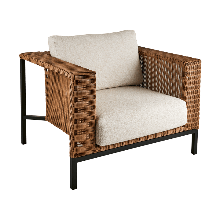 Shell loungestol - Teddy rice-sort - Brafab