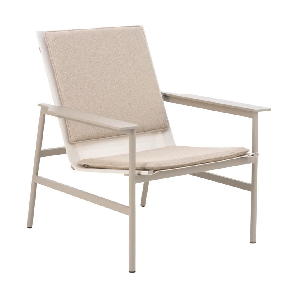 Soro loungestol, Khaki-teddy beige Brafab