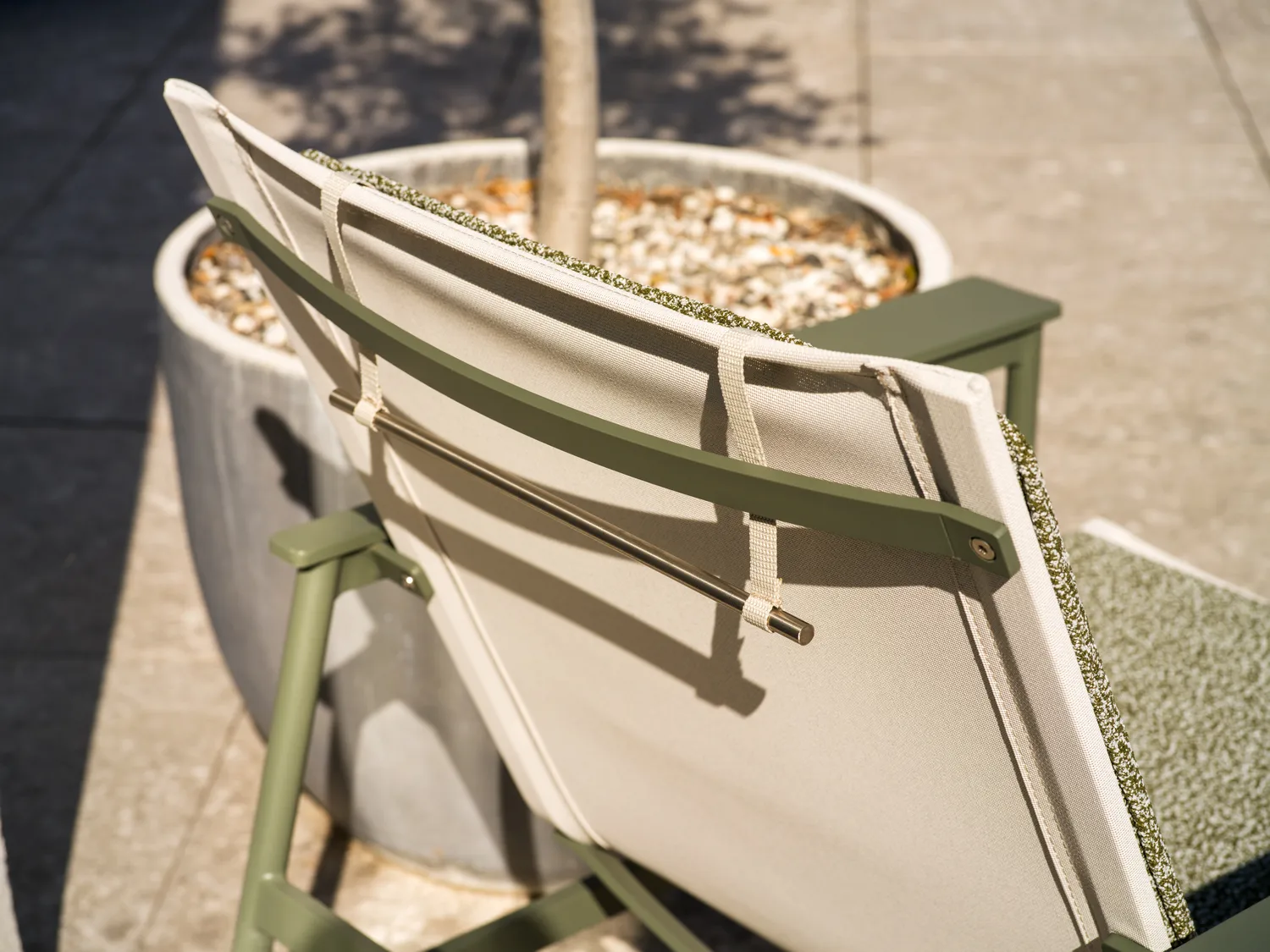 Soro loungestol, Nordic green-teddy verde Brafab