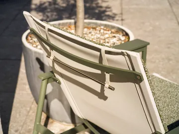 Soro loungestol - Nordic green-teddy verde - Brafab