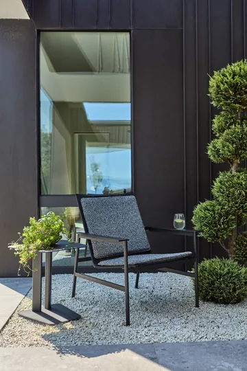 Soro loungestol - Sort-teddy ant - Brafab