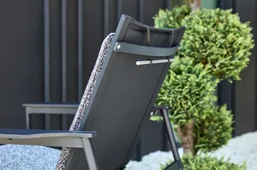 Soro loungestol - Sort-teddy ant - Brafab