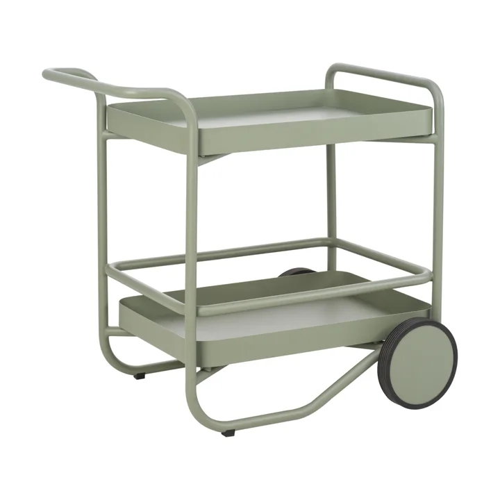 Trolly serveringsvogn 88x59 cm - Dusty green - Brafab