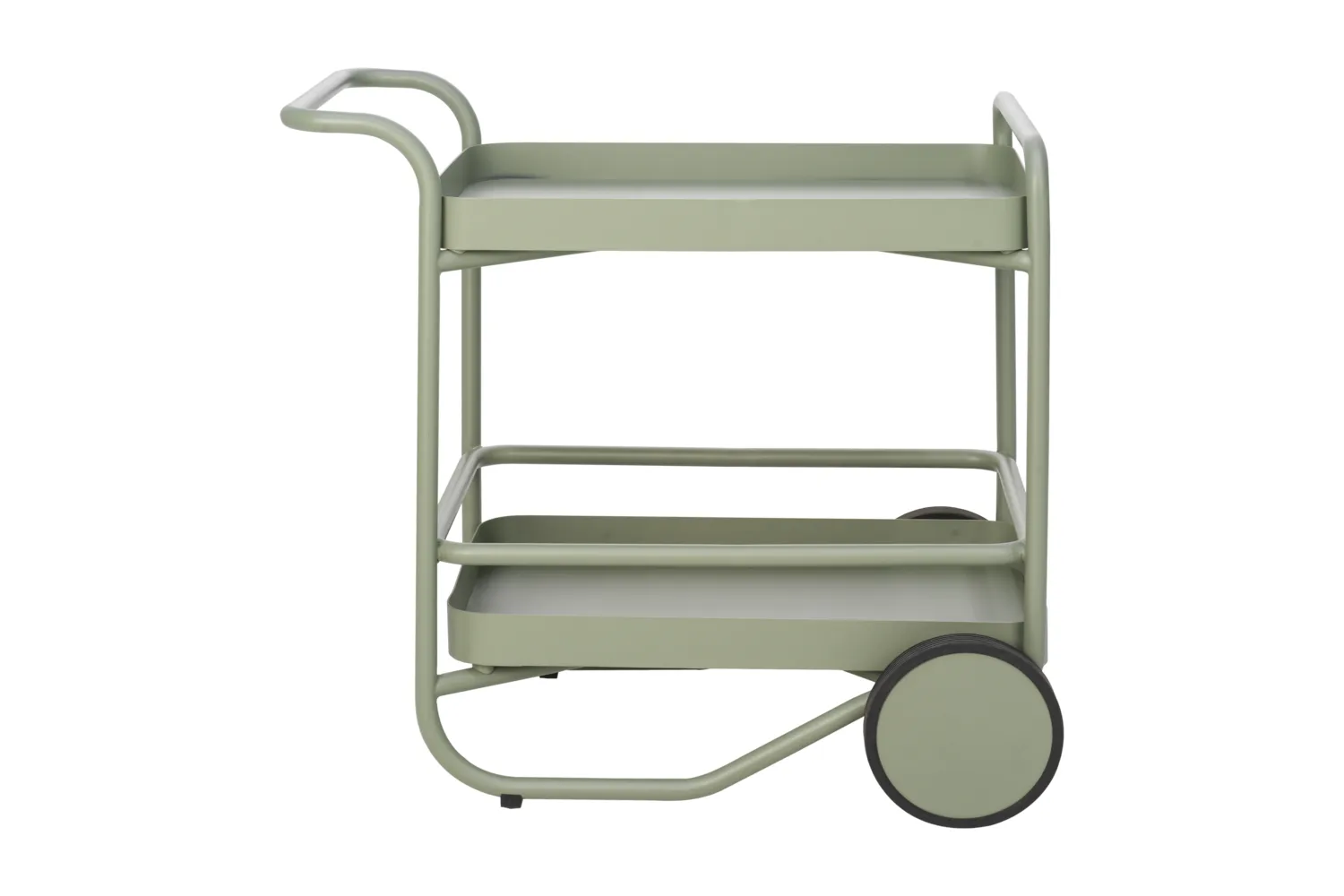 Trolly serveringsvogn 88x59 cm, Dusty green Brafab