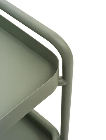 Trolly serveringsvogn 88x59 cm - Dusty green - Brafab