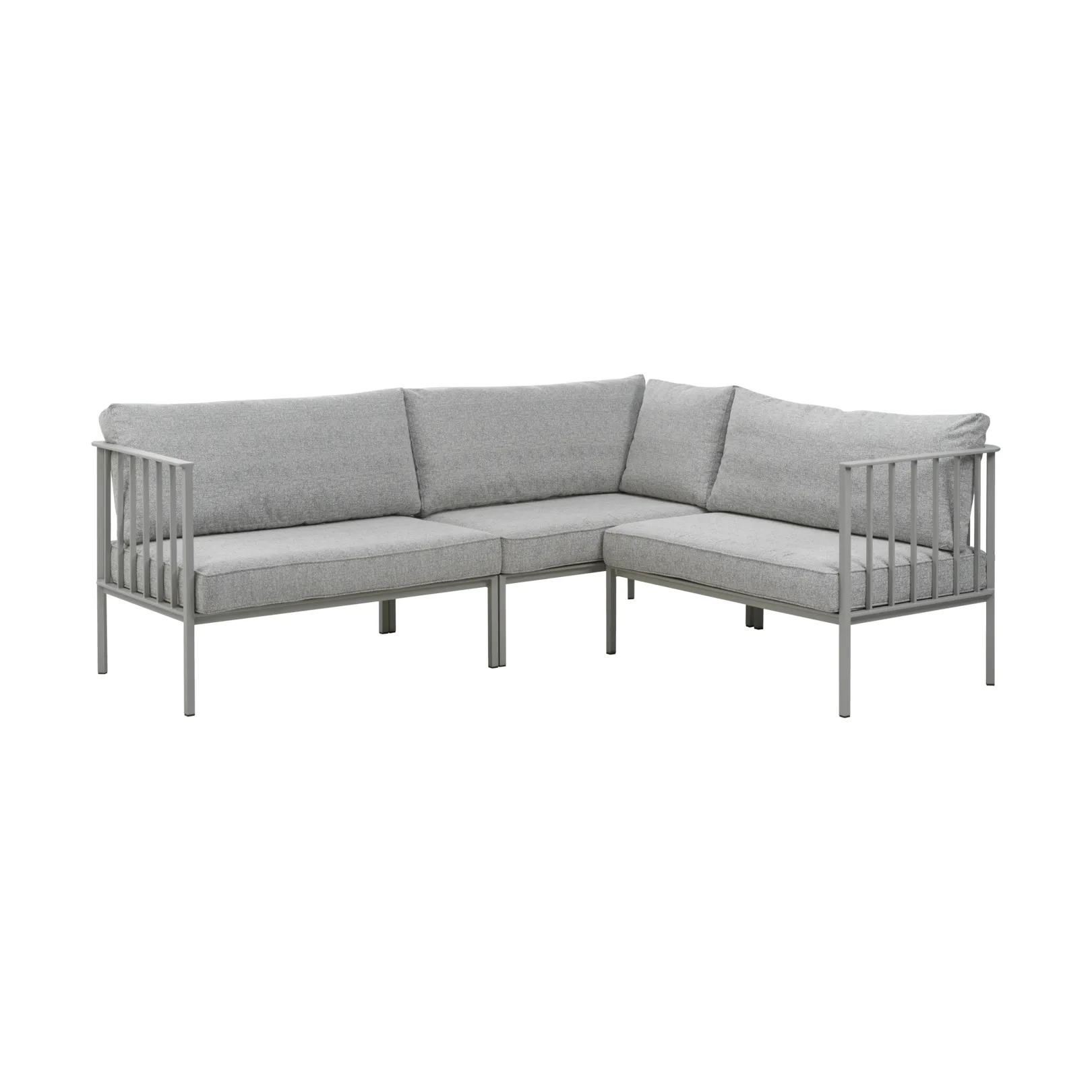 Upper hjørnesofa, Light grey-digi grey Brafab
