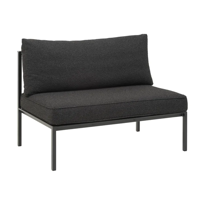 Upper modulsofa - Sort-teddy black, midterdel - Brafab