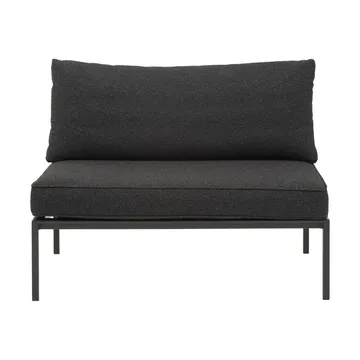 Upper modulsofa - Sort-teddy black, midterdel - Brafab