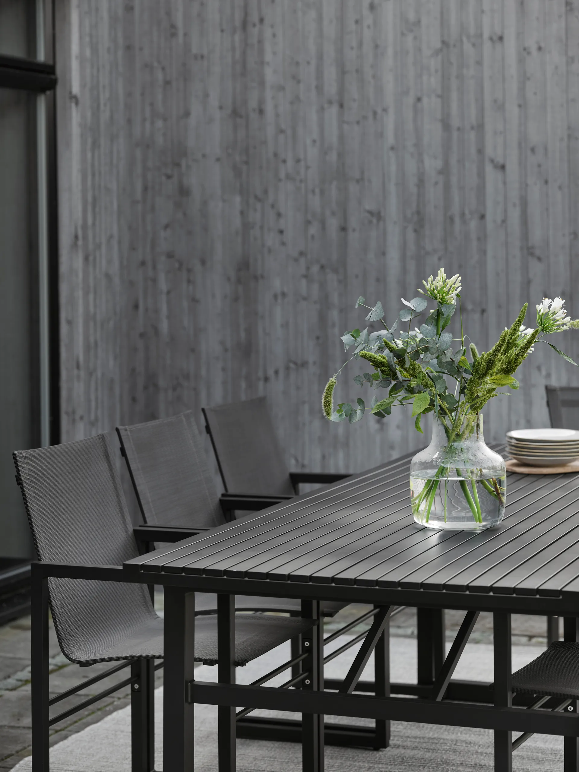 Vevi spisebord, Sort 230 cm Brafab