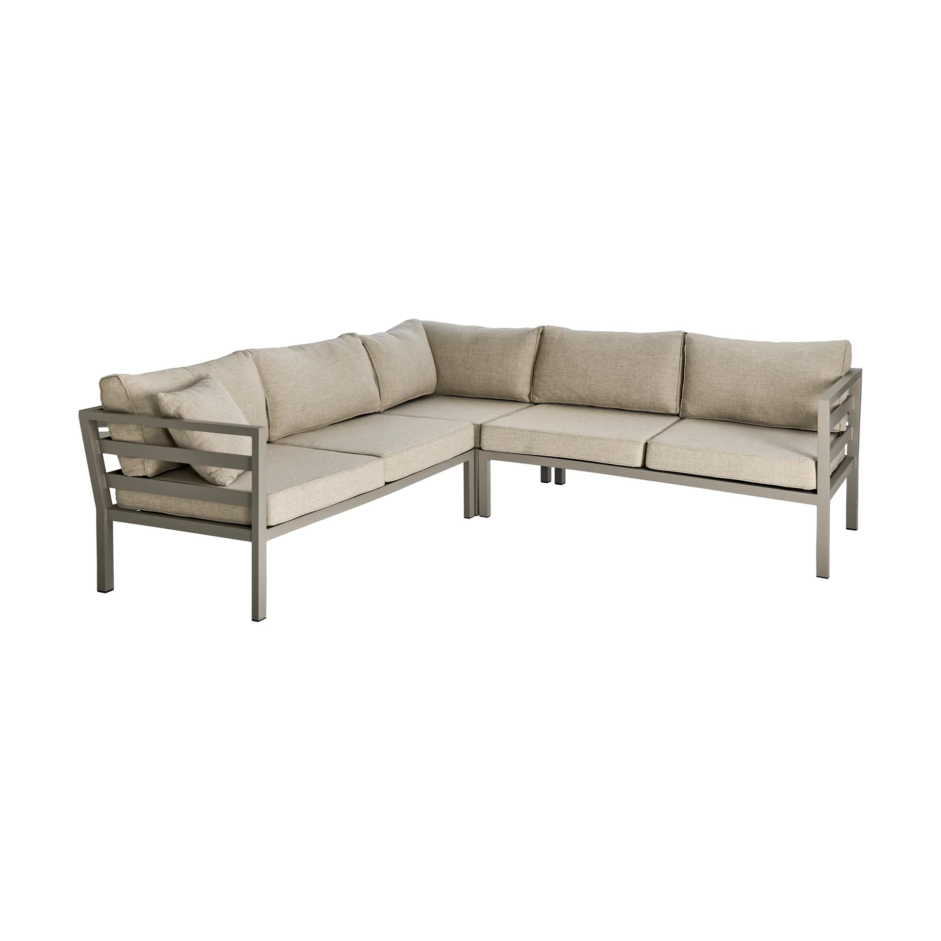 Weldon hjørnesofa, Khaki-sand Brafab