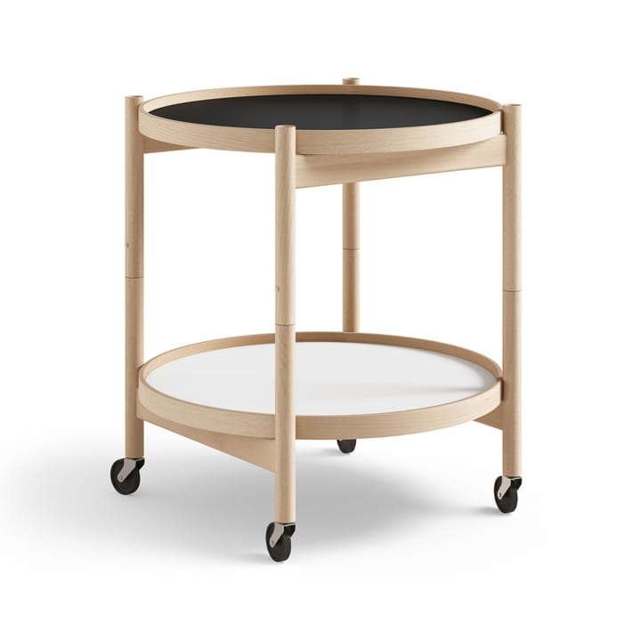 Bølling Tray Table model 50 rullebord - base, olieret understel i bøg - Brdr. Krüger