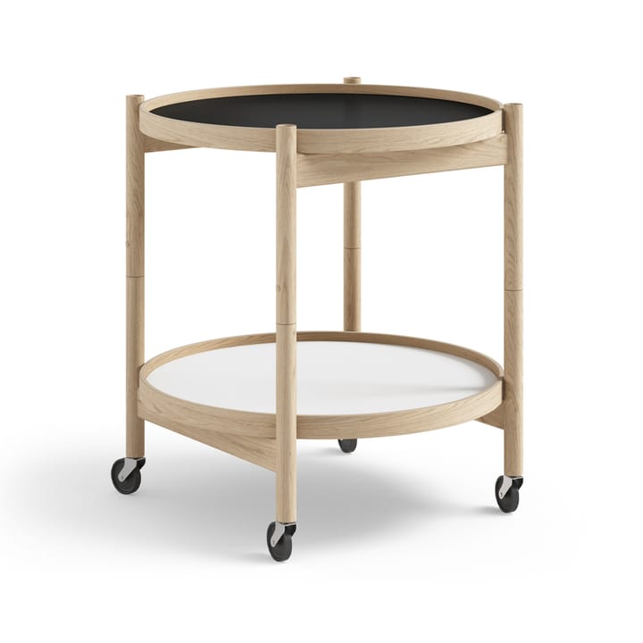 Bølling Tray Table model 50 rullebord - base, ubehandlet understel i eg - Brdr. Krüger
