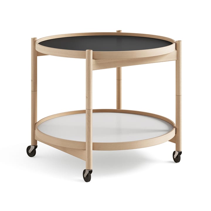 Bølling Tray Table model 60 rullebord - base, olieret understel i bøg - Brdr. Krüger