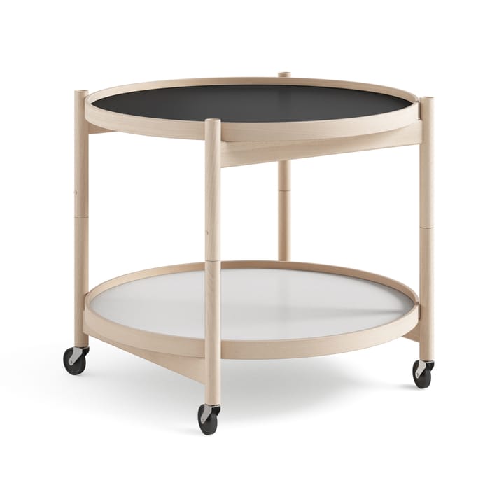 Bølling Tray Table model 60 rullebord, base, ubehandlet understel i bøg Brdr. Krüger
