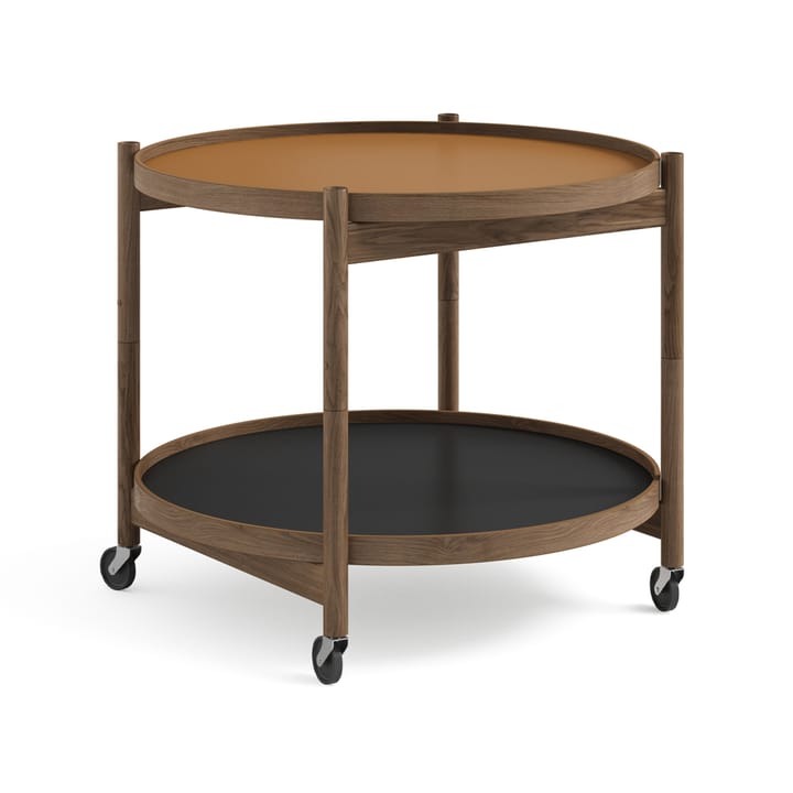 Bølling Tray Table model 60 rullebord - clay, røgolieret understel i eg - Brdr. Krüger