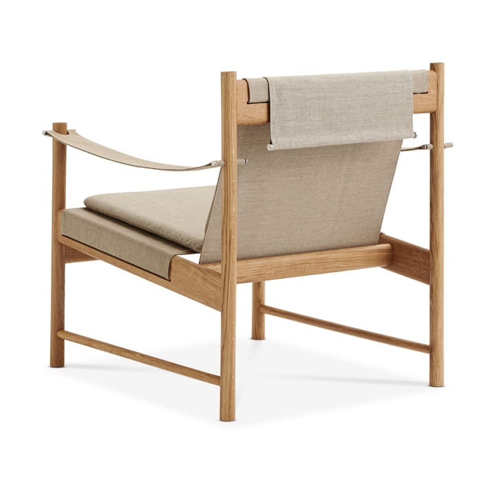 HB loungestol, Olieret eg/Canvas natur Brdr. Krüger
