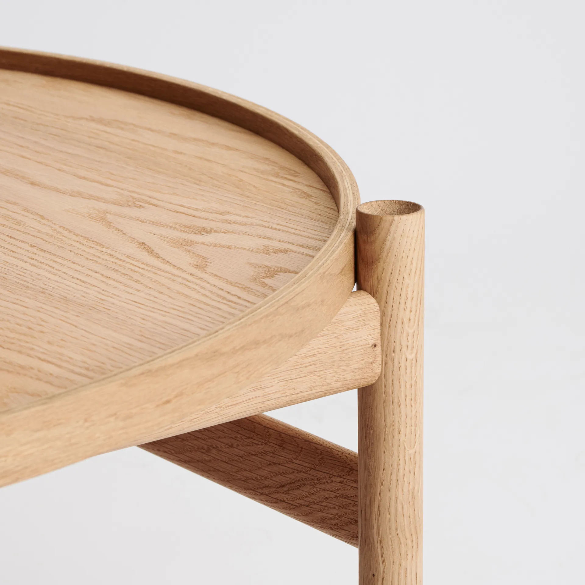 HB sofabord Ø100 cm, Olieret eg Brdr. Krüger