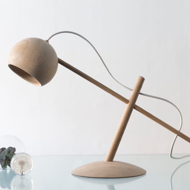 Lune bordlampe, eg røgolie Brdr. Krüger