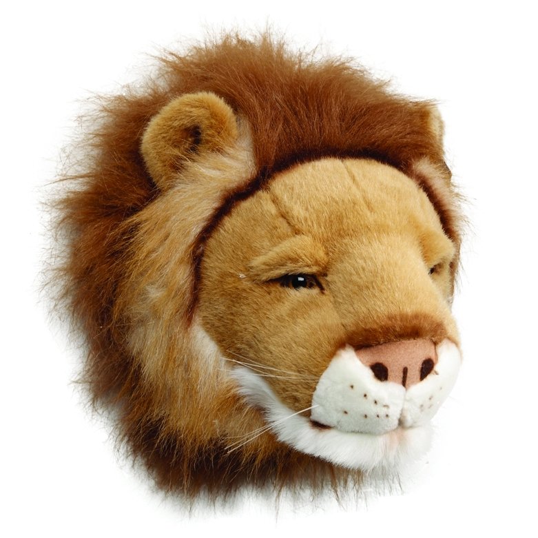 Brigbys Dyretrofæ Løve til vægmontering løve