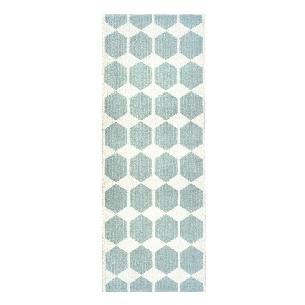Anna tæppe aqua (turkis), 70 x 200 cm Brita Sweden