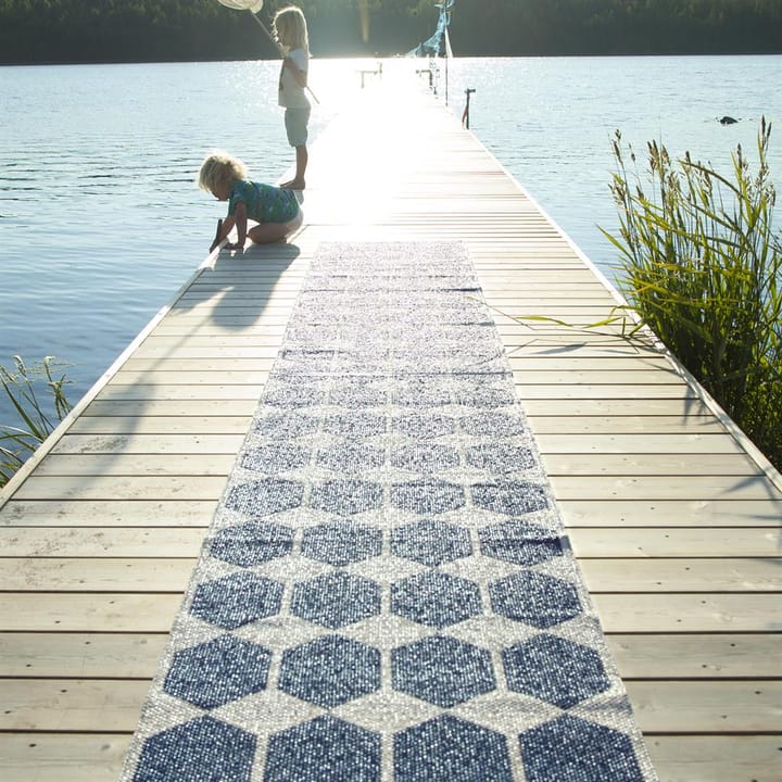 Anna tæppe midnatsblå - 70 x 200 cm - Brita Sweden