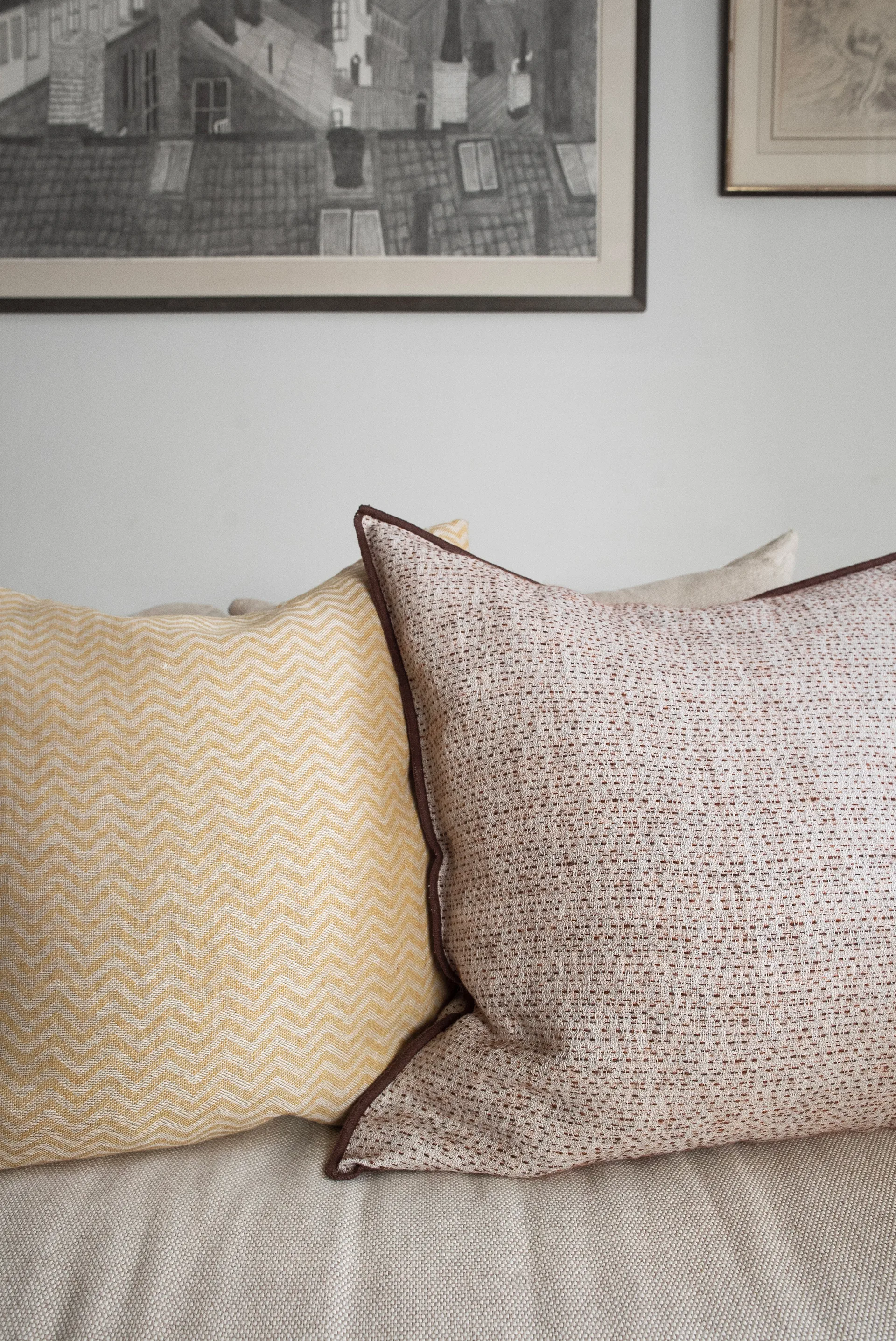 Field pudebetræk, Brown, 50x50 cm Brita Sweden