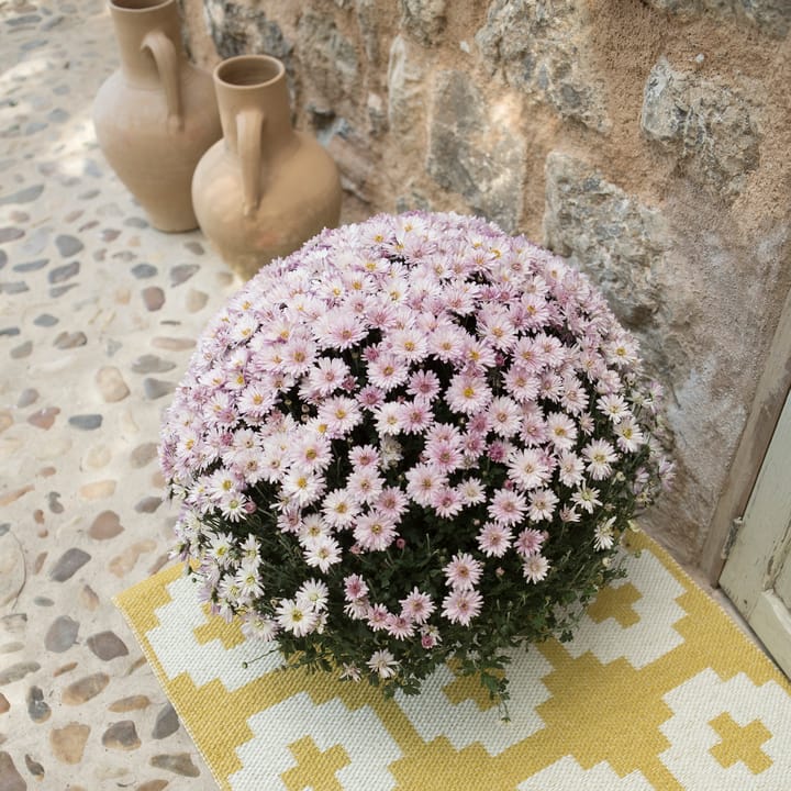 Flower tæppe sun (gul), 70x150 cm Brita Sweden