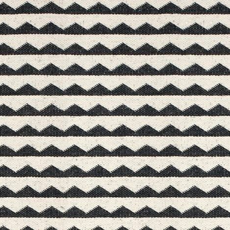 Gittan tæppe sort stor, 150 x 200 cm Brita Sweden