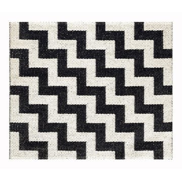 Gunnel tæppe sort - 70 x 200 cm - Brita Sweden