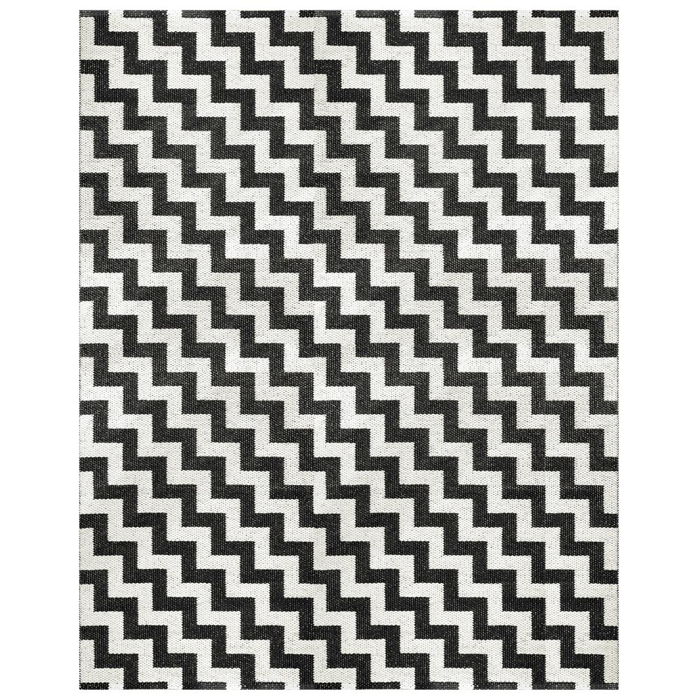 Gunnel tæppe sort stor, 150 x 200 cm Brita Sweden