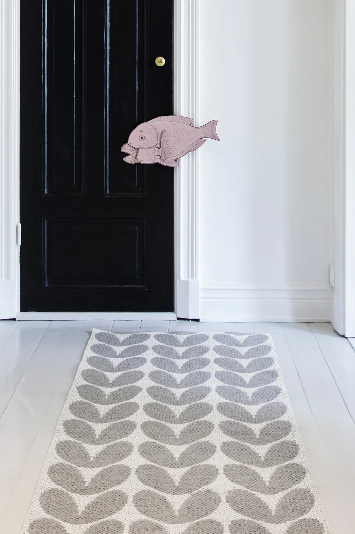 Karin tæppe concrete stor, 150 x 200 cm Brita Sweden