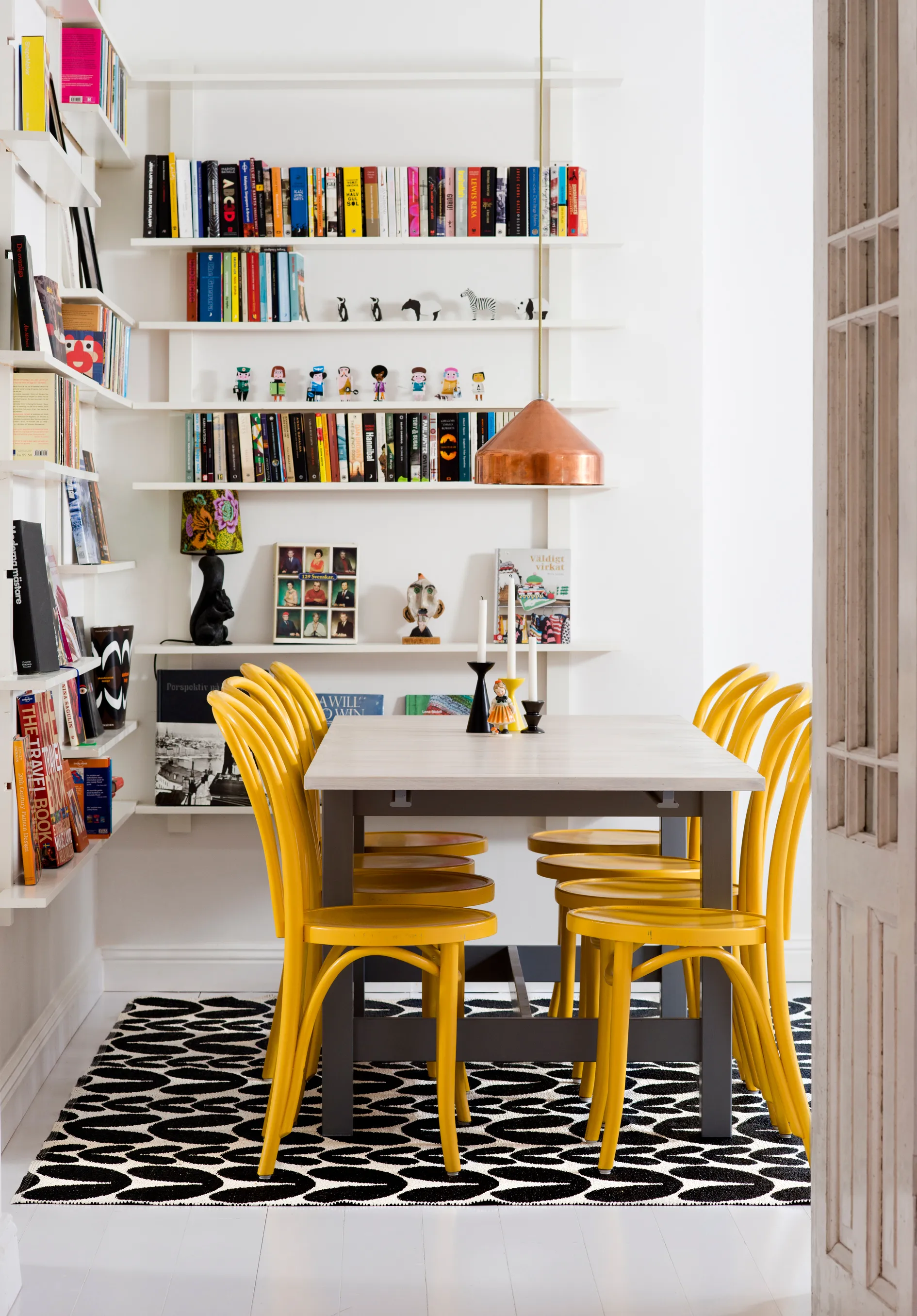 Karin tæppe sort, 70 x 200 cm Brita Sweden