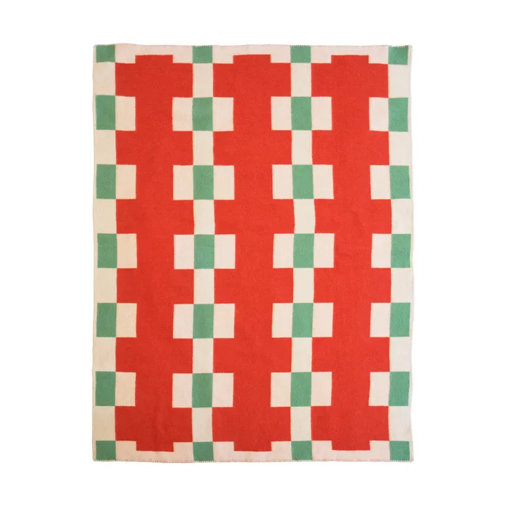 Marta plaid - Red, 180x130 cm - Brita Sweden